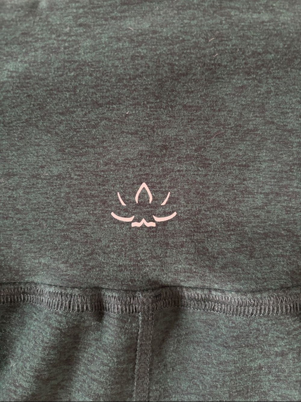 Beyond Yoga Green & Black Heathered Leggings With Pockets Size Large - Picture 12 of 12